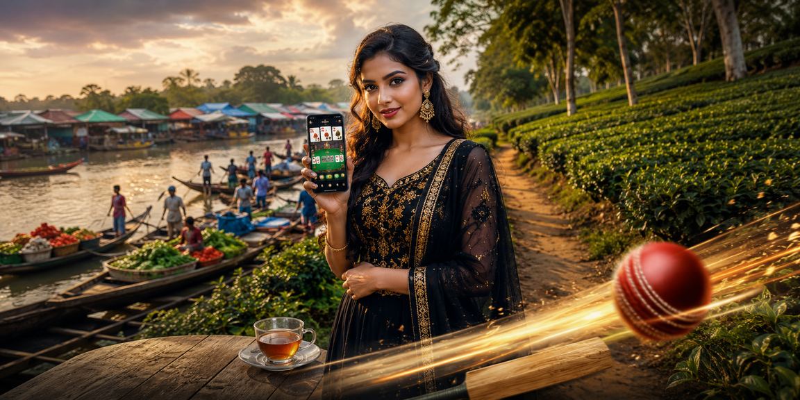 বরিশালের চা বাগানে মোবাইলে 409 প্ল্যাটফর্মে ক্রিকেট বেটিং করছেন একজন ব্যবহারকারী