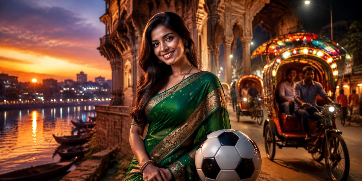 ঢাকায় ফুটবল ম্যাচে বেটিং করছেন মোবাইলে একজন উৎসাহী ব্যবহারকারী