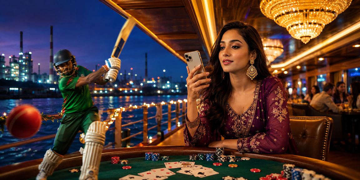 গাজীপুরে ক্রিকেট ম্যাচ দেখতে দেখতে মোবাইলে বেটিং করছেন একজন ব্যবহারকারী